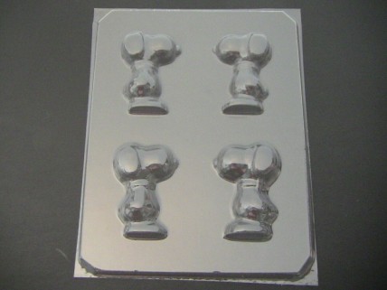 104sp Pudgy Beagle Dog 3D Chocolate or Hard Candy Mold