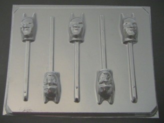 120sp Capeman Face Chocolate Candy Lollipop Mold