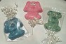 122sp Blue Dog Chocolate or Hard Candy Lollipop Mold
